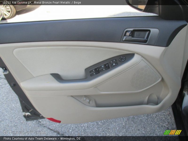 Metal Bronze Pearl Metallic / Beige 2013 Kia Optima LX
