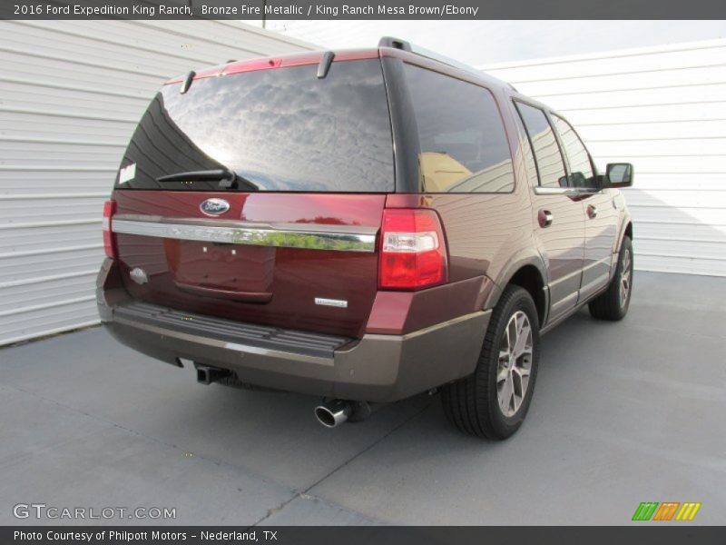 Bronze Fire Metallic / King Ranch Mesa Brown/Ebony 2016 Ford Expedition King Ranch