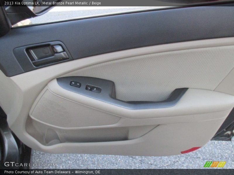 Metal Bronze Pearl Metallic / Beige 2013 Kia Optima LX