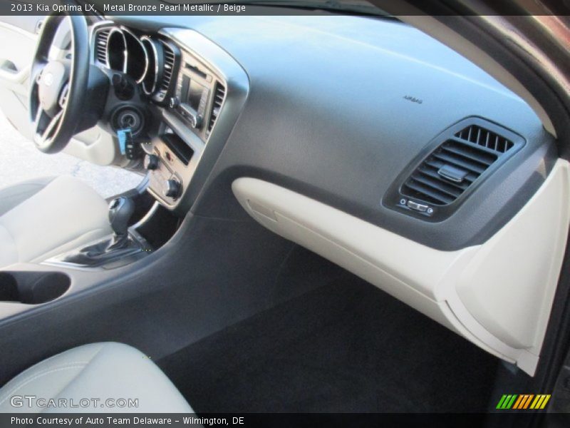 Metal Bronze Pearl Metallic / Beige 2013 Kia Optima LX