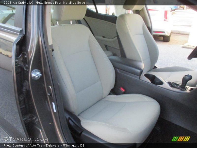 Metal Bronze Pearl Metallic / Beige 2013 Kia Optima LX