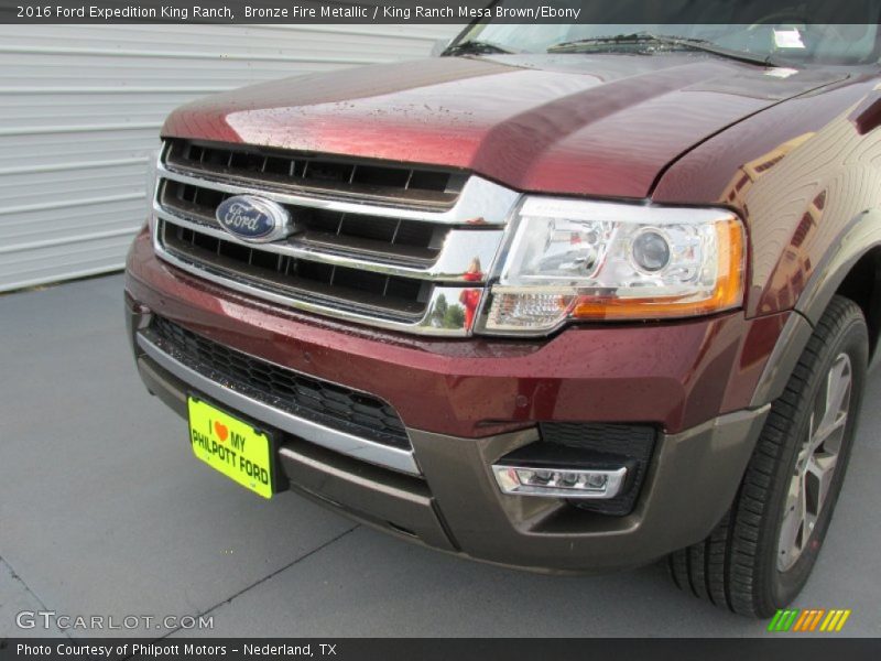 Bronze Fire Metallic / King Ranch Mesa Brown/Ebony 2016 Ford Expedition King Ranch