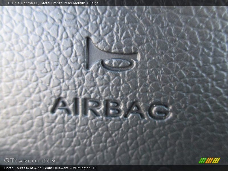 Metal Bronze Pearl Metallic / Beige 2013 Kia Optima LX