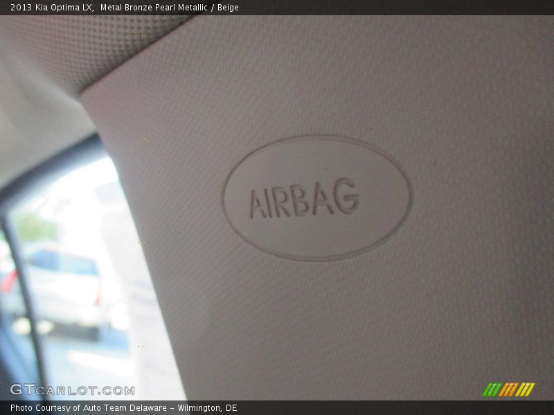 Metal Bronze Pearl Metallic / Beige 2013 Kia Optima LX