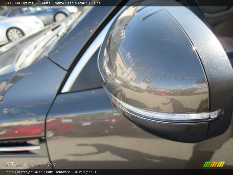 Metal Bronze Pearl Metallic / Beige 2013 Kia Optima LX