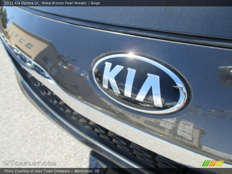 Metal Bronze Pearl Metallic / Beige 2013 Kia Optima LX