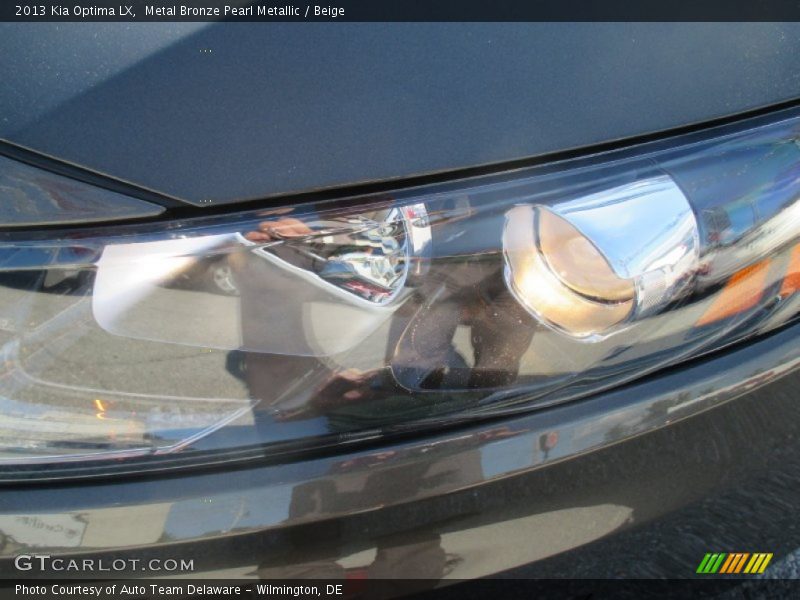 Metal Bronze Pearl Metallic / Beige 2013 Kia Optima LX