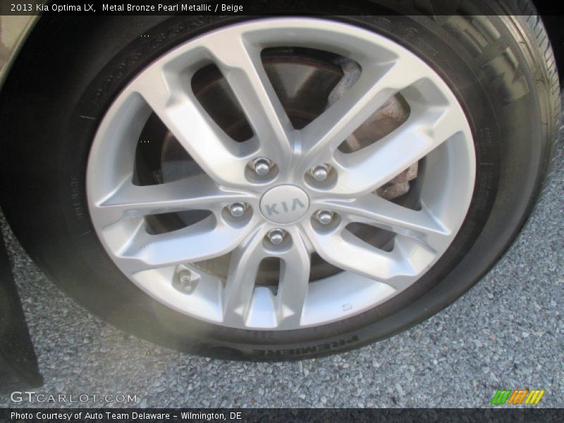 Metal Bronze Pearl Metallic / Beige 2013 Kia Optima LX