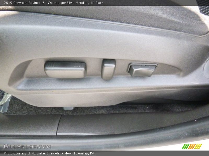 Champagne Silver Metallic / Jet Black 2015 Chevrolet Equinox LS