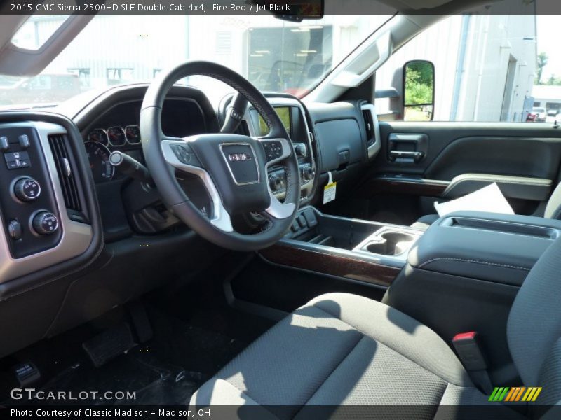 Fire Red / Jet Black 2015 GMC Sierra 2500HD SLE Double Cab 4x4