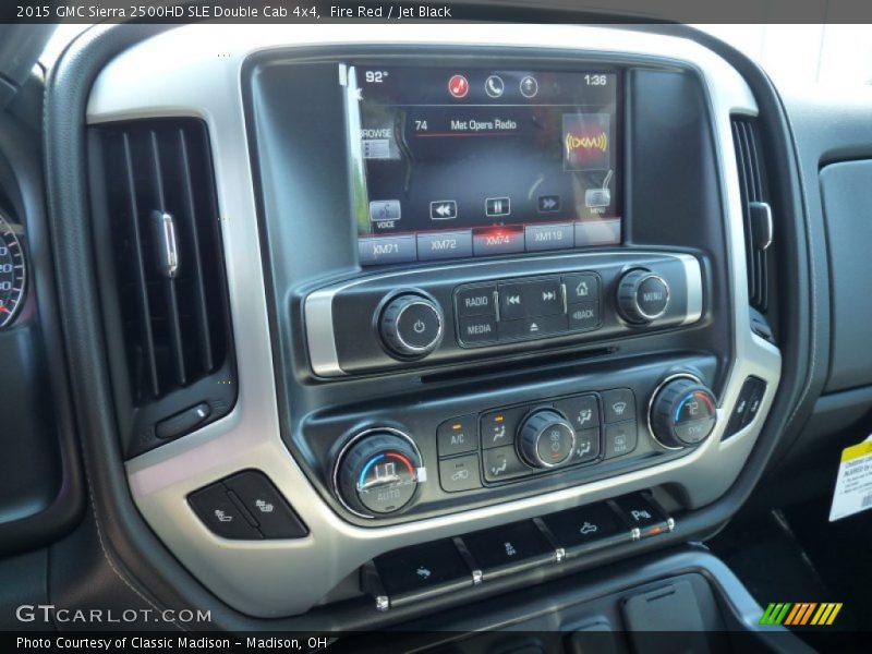 Fire Red / Jet Black 2015 GMC Sierra 2500HD SLE Double Cab 4x4