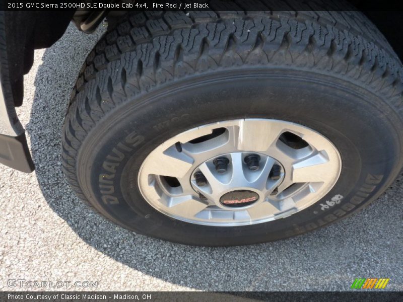 Fire Red / Jet Black 2015 GMC Sierra 2500HD SLE Double Cab 4x4