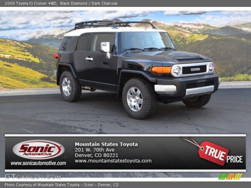 Black Diamond / Dark Charcoal 2009 Toyota FJ Cruiser 4WD