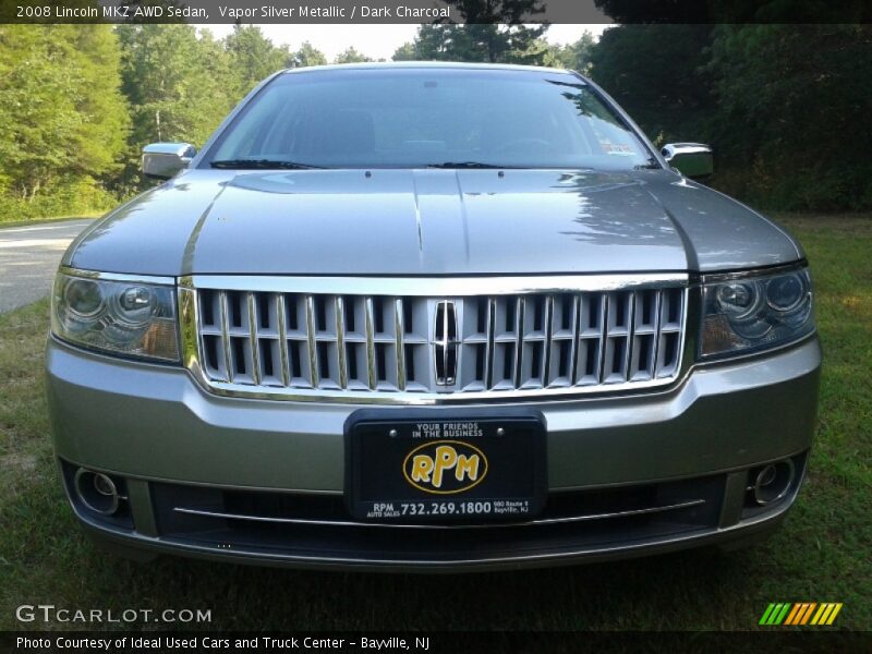 Vapor Silver Metallic / Dark Charcoal 2008 Lincoln MKZ AWD Sedan