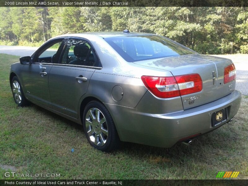 Vapor Silver Metallic / Dark Charcoal 2008 Lincoln MKZ AWD Sedan