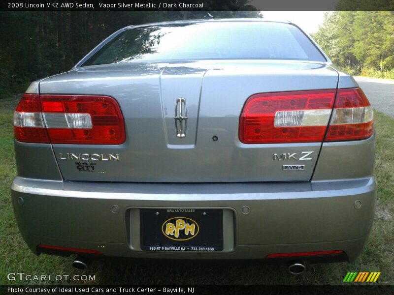 Vapor Silver Metallic / Dark Charcoal 2008 Lincoln MKZ AWD Sedan