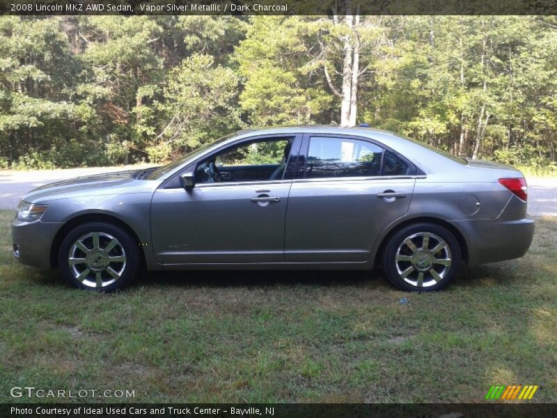 Vapor Silver Metallic / Dark Charcoal 2008 Lincoln MKZ AWD Sedan