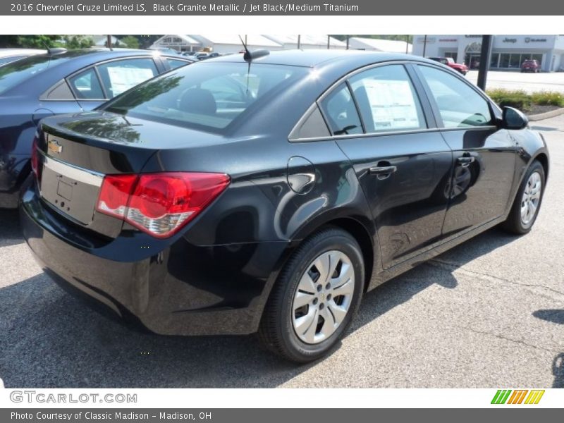 Black Granite Metallic / Jet Black/Medium Titanium 2016 Chevrolet Cruze Limited LS