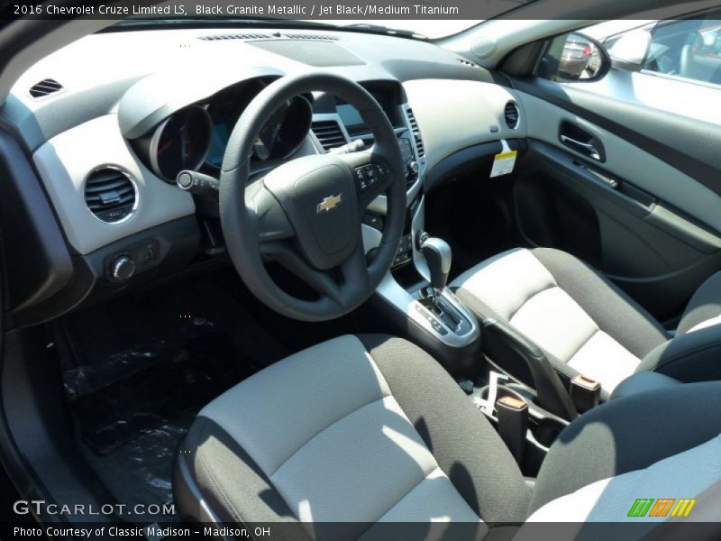 Black Granite Metallic / Jet Black/Medium Titanium 2016 Chevrolet Cruze Limited LS