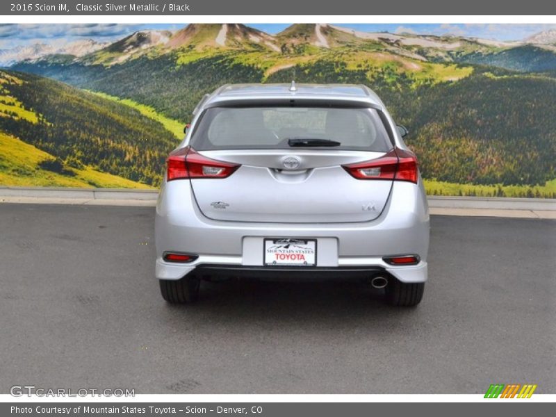 Classic Silver Metallic / Black 2016 Scion iM