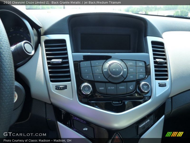 Black Granite Metallic / Jet Black/Medium Titanium 2016 Chevrolet Cruze Limited LS