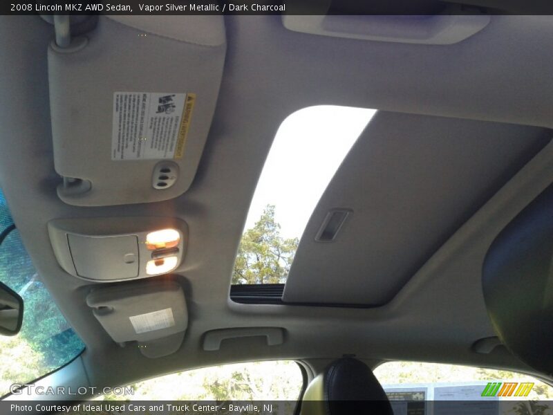 Vapor Silver Metallic / Dark Charcoal 2008 Lincoln MKZ AWD Sedan