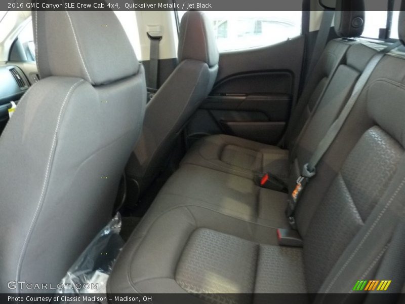 Rear Seat of 2016 Canyon SLE Crew Cab 4x4