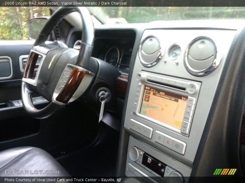 Vapor Silver Metallic / Dark Charcoal 2008 Lincoln MKZ AWD Sedan