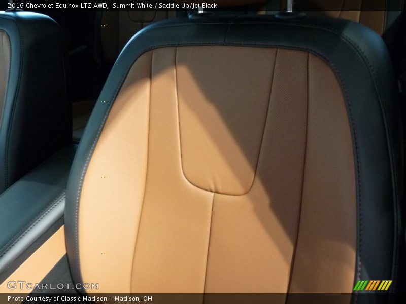 Summit White / Saddle Up/Jet Black 2016 Chevrolet Equinox LTZ AWD