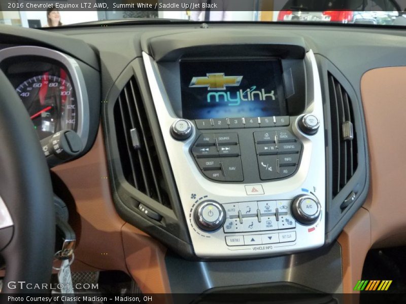 Controls of 2016 Equinox LTZ AWD