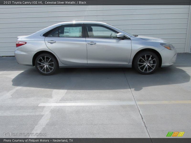 Celestial Silver Metallic / Black 2015 Toyota Camry XSE V6