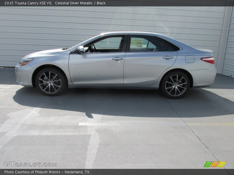 Celestial Silver Metallic / Black 2015 Toyota Camry XSE V6