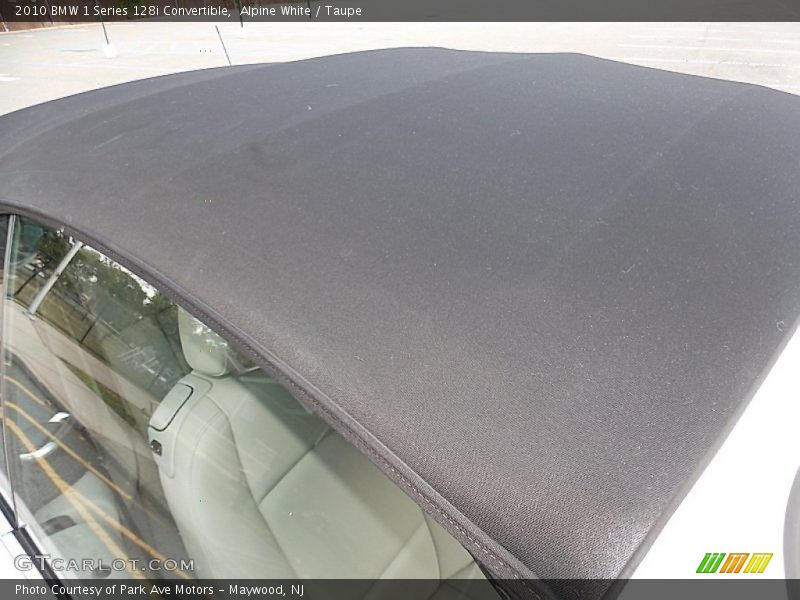 Alpine White / Taupe 2010 BMW 1 Series 128i Convertible