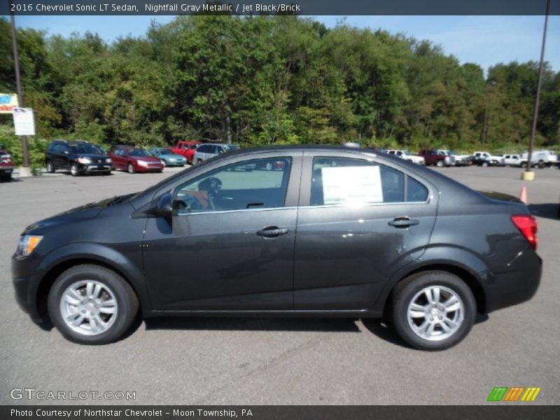  2016 Sonic LT Sedan Nightfall Gray Metallic