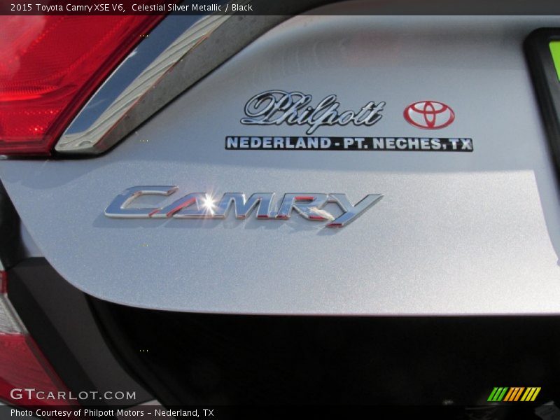 Celestial Silver Metallic / Black 2015 Toyota Camry XSE V6