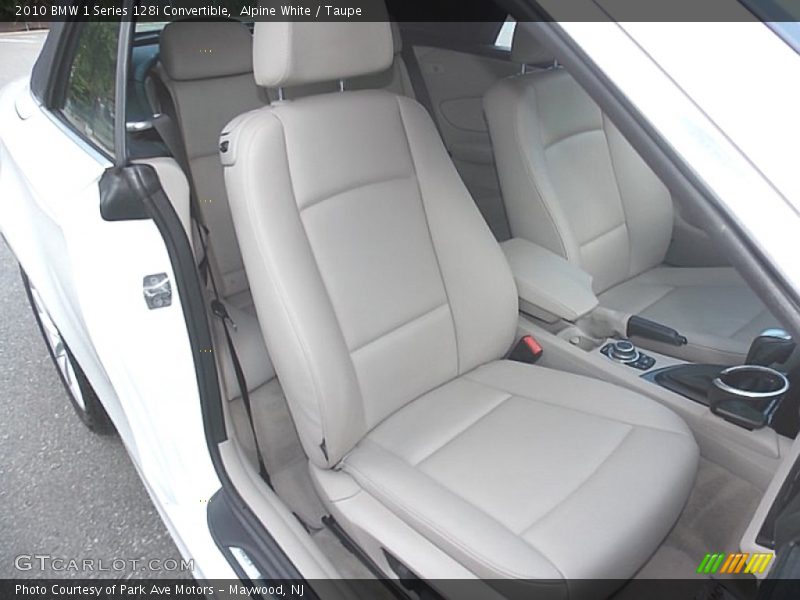 Alpine White / Taupe 2010 BMW 1 Series 128i Convertible