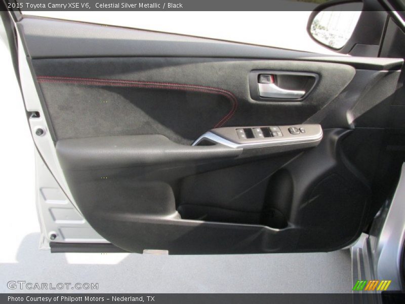 Celestial Silver Metallic / Black 2015 Toyota Camry XSE V6