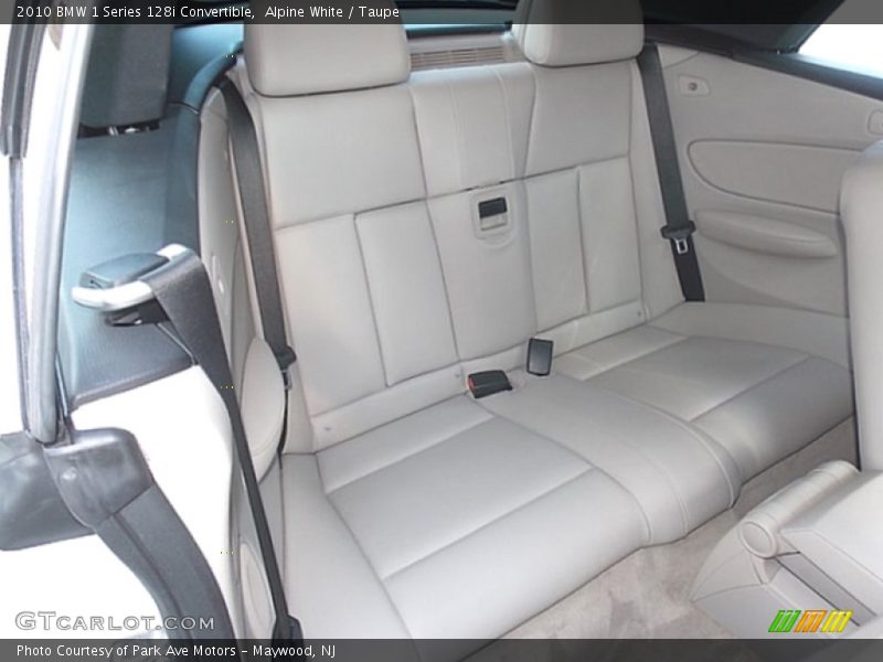 Alpine White / Taupe 2010 BMW 1 Series 128i Convertible