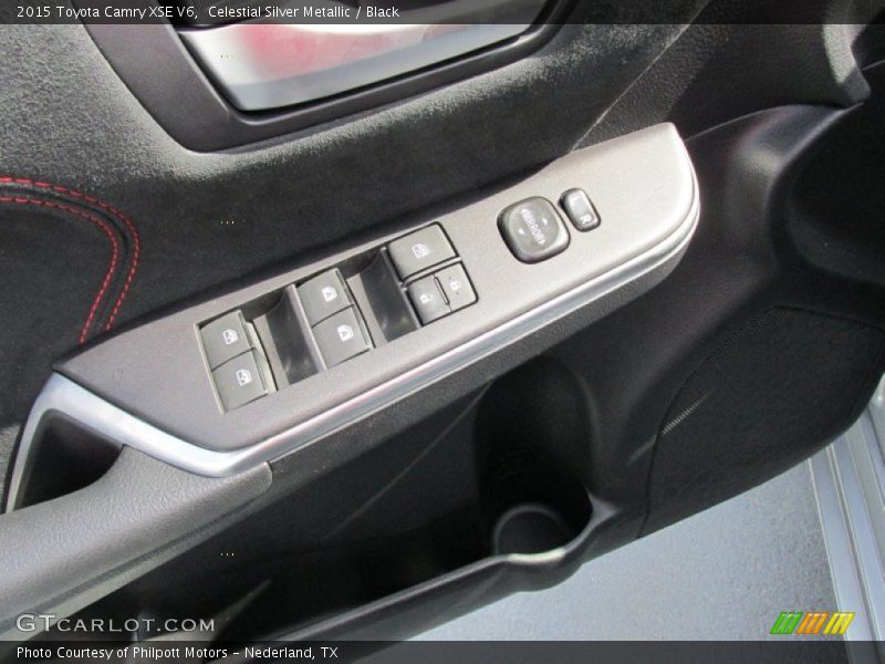 Celestial Silver Metallic / Black 2015 Toyota Camry XSE V6