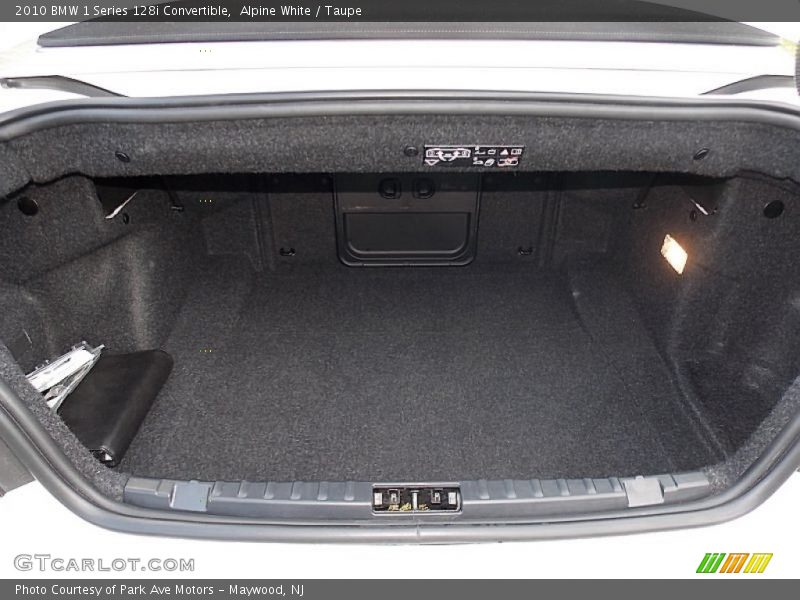 Alpine White / Taupe 2010 BMW 1 Series 128i Convertible