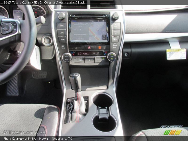 Celestial Silver Metallic / Black 2015 Toyota Camry XSE V6