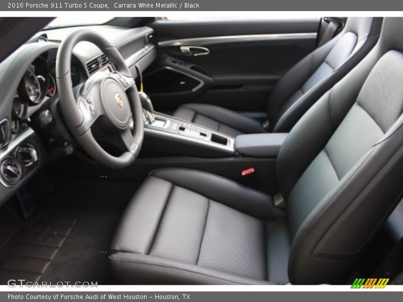 Front Seat of 2016 911 Turbo S Coupe