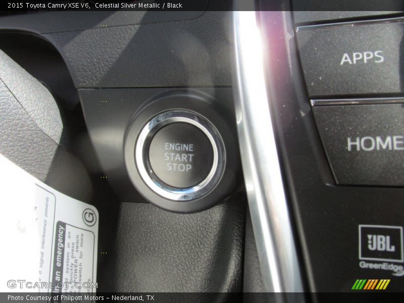 Celestial Silver Metallic / Black 2015 Toyota Camry XSE V6