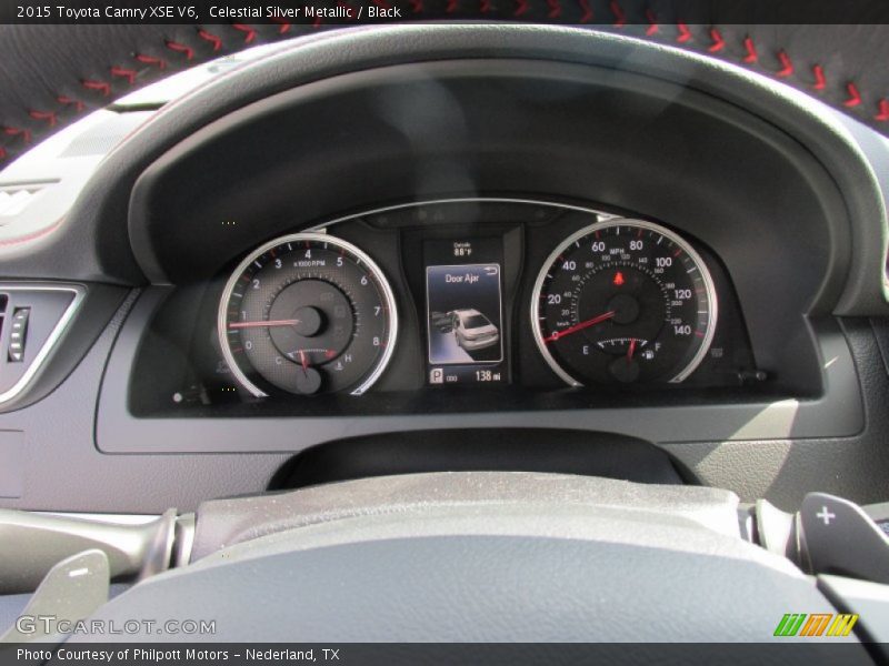 Celestial Silver Metallic / Black 2015 Toyota Camry XSE V6