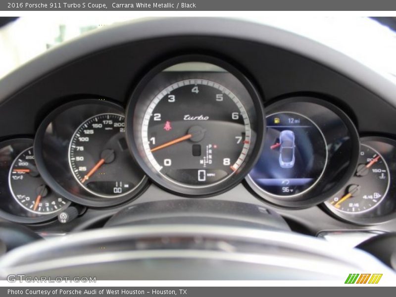  2016 911 Turbo S Coupe Turbo S Coupe Gauges