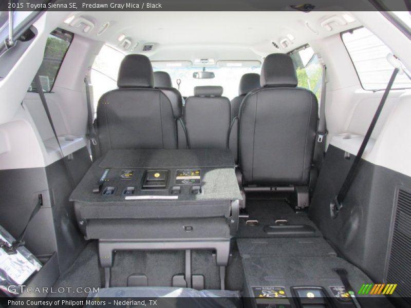 Predawn Gray Mica / Black 2015 Toyota Sienna SE