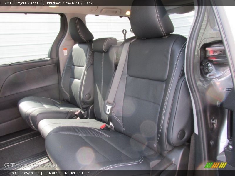 Predawn Gray Mica / Black 2015 Toyota Sienna SE