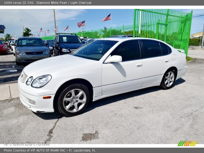Diamond White Pearl / Light Charcoal 1999 Lexus GS 300