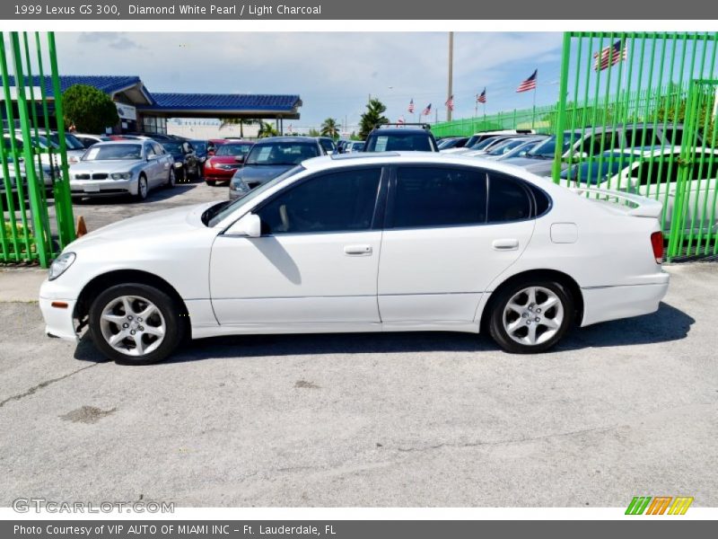 Diamond White Pearl / Light Charcoal 1999 Lexus GS 300