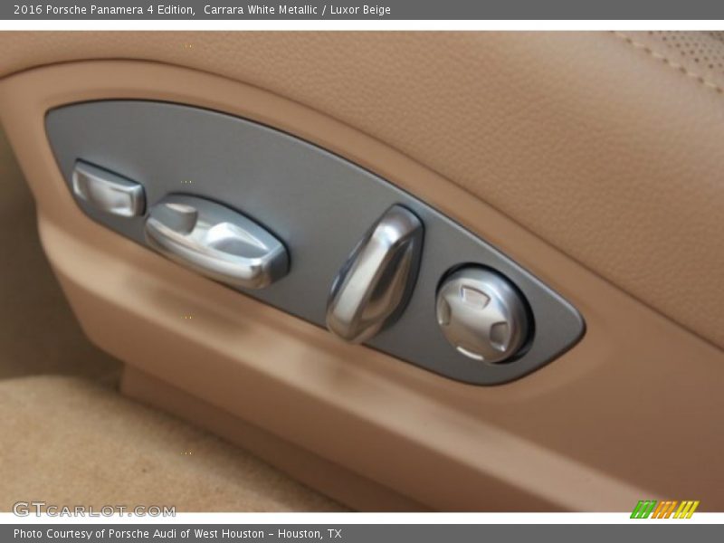 Carrara White Metallic / Luxor Beige 2016 Porsche Panamera 4 Edition